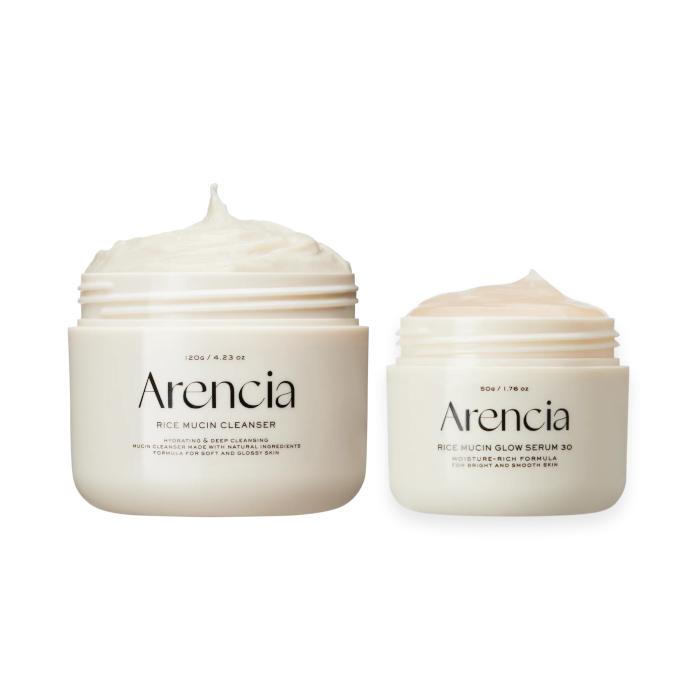 Arencia - Fresh Rice Mucin Mochi Cleanser & Serums (3ea) Set 48378
