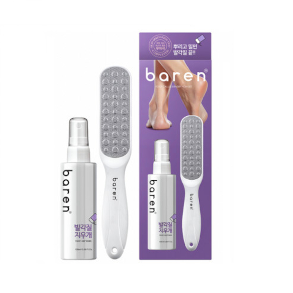 Baren - Foot Callus Eraser Home Kit (Mist + Foot File) - 2ea 58653
