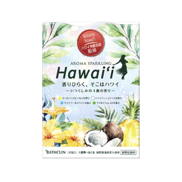 BATHCLIN - Aroma Sparkling Hawaii Bath Salt - 30g X 8 58399