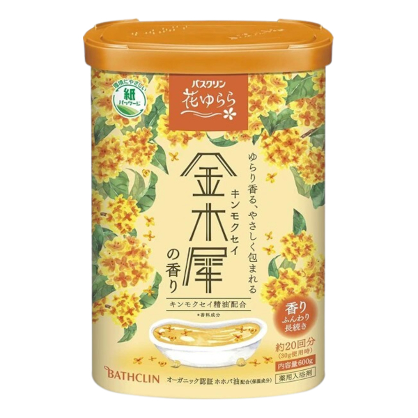 BATHCLIN - Hana Yurara Bath Salt - 600g - Osmanthus 58390