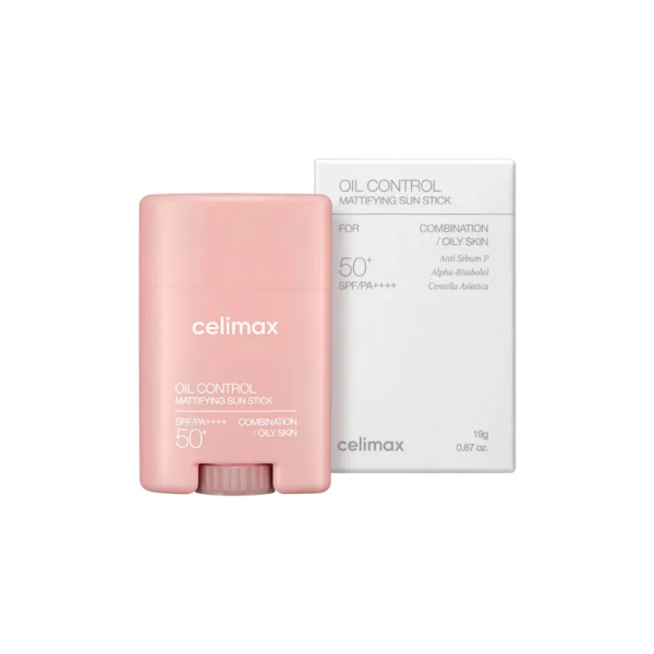 CELIMAX - Oil Control Mattifying Sun Stick SPF50+ PA++++ - 19g