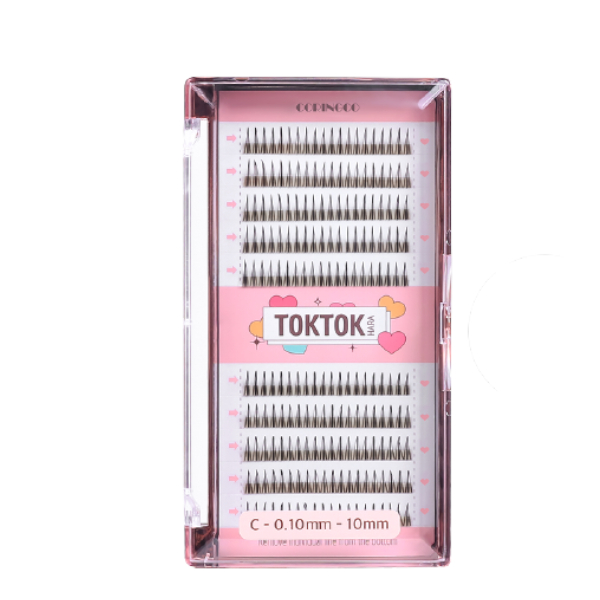CORINGCO - Toktok-Hara Filter Eyelash 10mm - 200pcs 63894