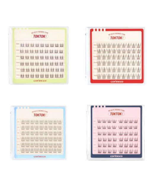 CORINGCO - Toktokhara No Glue Eyelash - 9mm,10mm,11mm/ 54pcs
