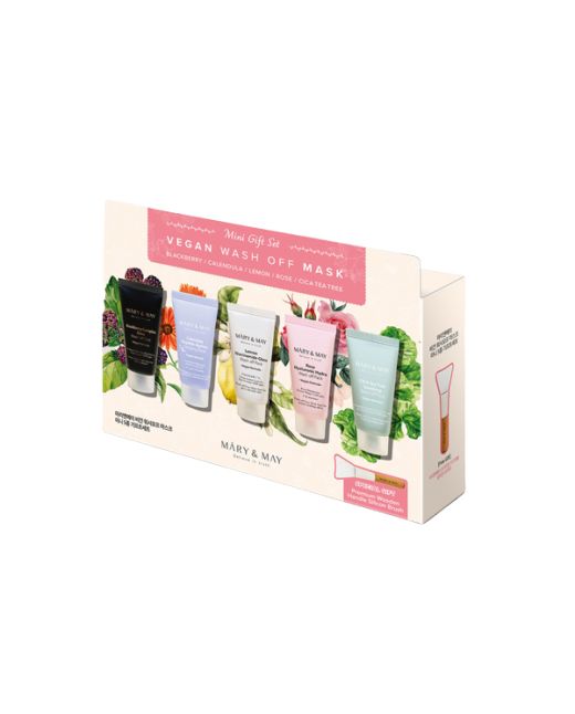 Mary&May - Vegan Wash Off Mask Mini Gift Set - 30g x5