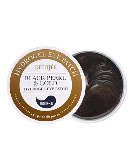 PETITFEE - Black Pearl & Gold Hydrogel Eye Patch - 60pcs