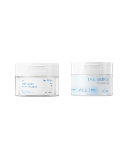 SCINIC - The Simple Cica Toner Pad - 60pcs