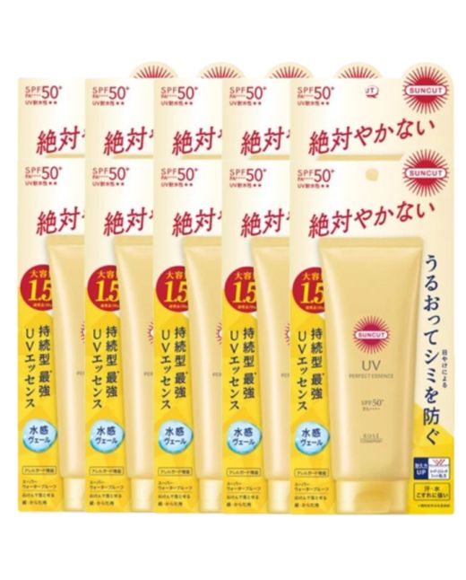 Kose - Suncut UV Perfect Essence SPF50+ PA++++ (2024 Version) - 120g (10ea) Set
