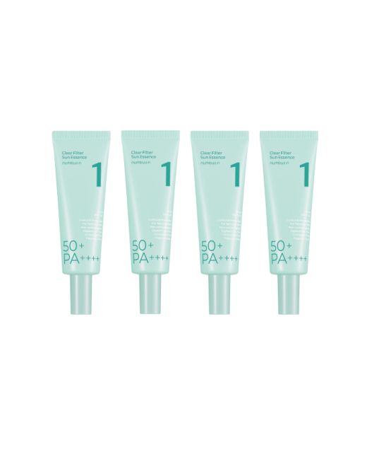 numbuzin - No.1 Clear Filter Sun Essence SPF 50+ PA ++++ - 50ml (4ea) Set
