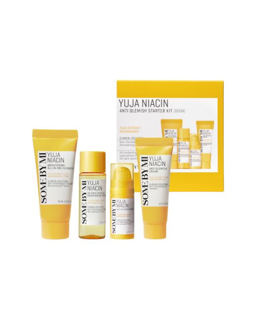 SOME BY MI - Yuja Niacin Anti Blemish Starter Kit Edition - 4 items