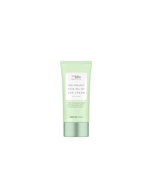 THANK YOU FARMER - Sun Project Skin Relief Sun Cream SPF50+ PA++++ - 50ml