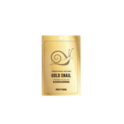Shop PRETTYSKIN - Premium Essential Sheet Mask Gold Snail - 10pcs