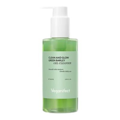 Shop Veganifect - Clean and Glow Green Barley Gel Cleanser - 205ml | STYLEVANA