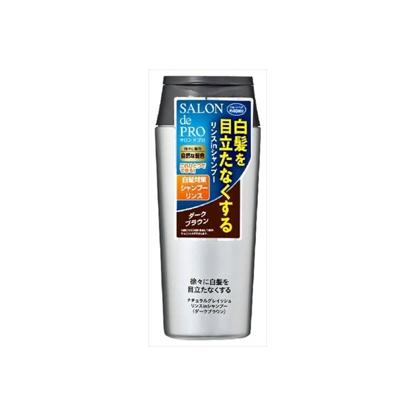 Dariya - Salon De Pro Natural Grayish Rinse In Shampoo - 250ml - Natural Black 60413