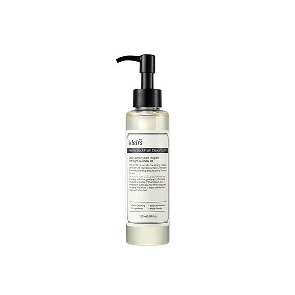 Dear, Klairs - Gentle Black Fresh Cleansing Oil - 150ml 4055