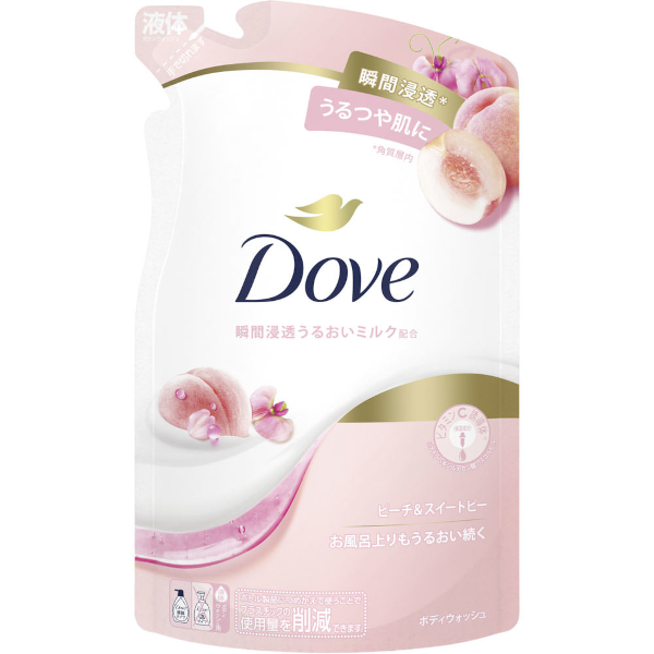 Dove Japan - Peach & Sweet Pea Body Wash Refill - 330g 57744