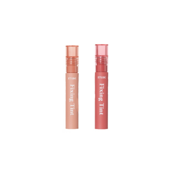 ETUDE - Mask Proof Fixing Tint - 4g - 01 Analog Rose (1ea) + 04 Ginger Milktea (1ea) Set 61274