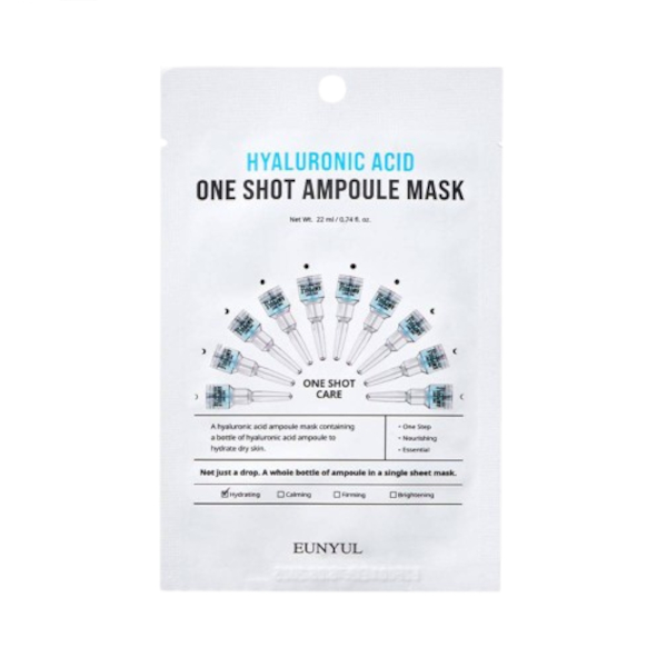 プランエス　EUNYUL Hyaluron シートマスク 23ml Shop EUNYUL - One Shot Ampoule Mask - Hyaluronic Acid - 1pc