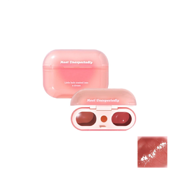 Gogo Tales - Double Spell Lip Cream - 2.8g*2 - G04 Ice Queen Belle