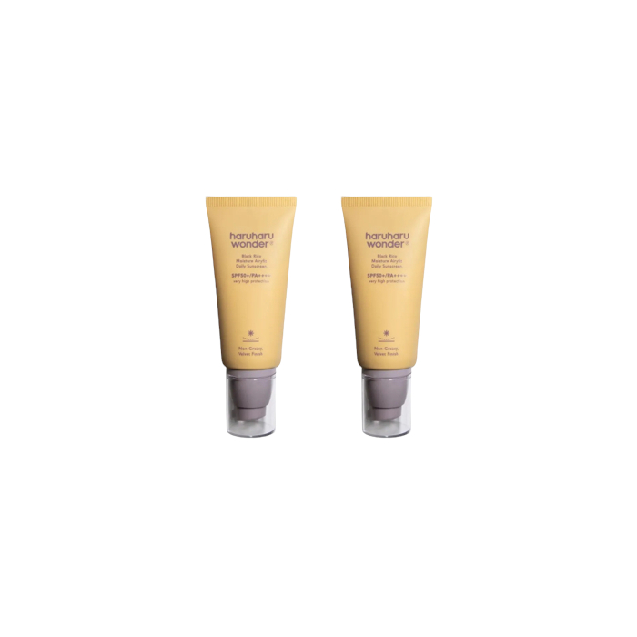 haruharu wonder - Black Rice Moisture Airyfit Daily Sunscreen SPF50+ PA++++ - 50ml (2ea) Set