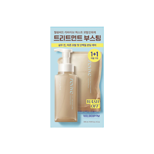 Healing Bird - Revive First Hair Strengthener Set (wth Refill) - 330ml + 330ml 60483