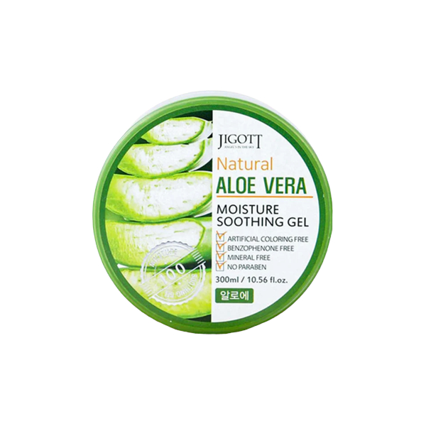 Jigott - Natural Aloe Vera Moisture Soothing Gel - 300ml 12237