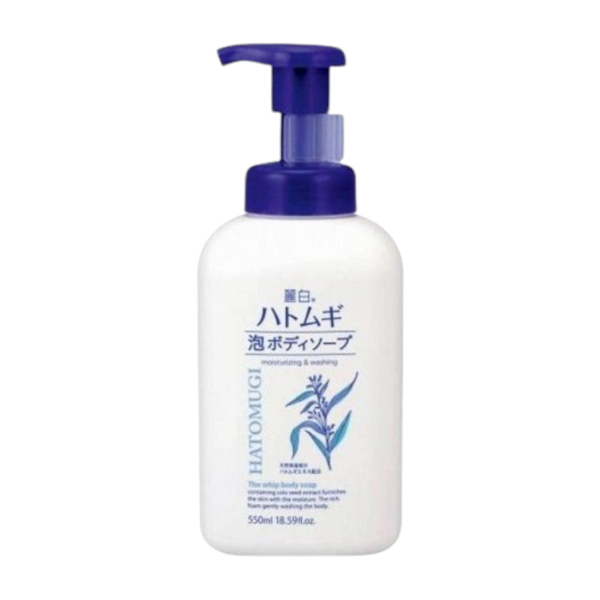 KUMANO COSME - Reihaku Hatomugi Moisturizing & Washing Whip Body Soap - 550ml 57825