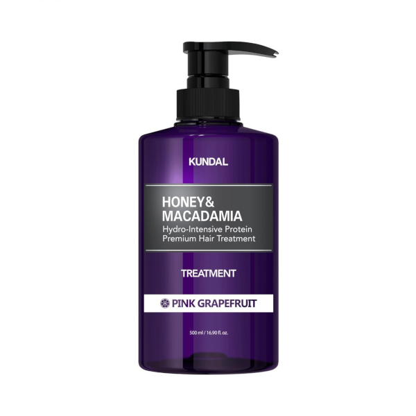 KUNDAL - Honey & Macadamia Protein Hair Treatment - 500ml - Pink Grapefruit 60989