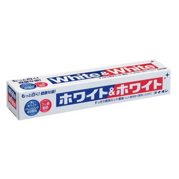 LION - White & White Toothpaste - 1pc 58592
