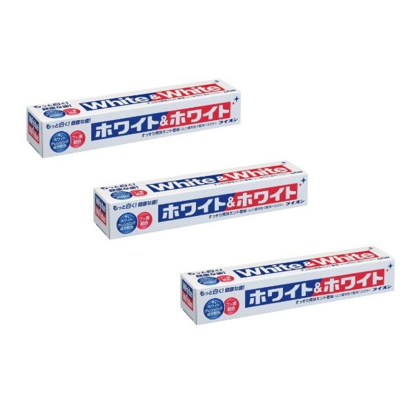 LION - White & White Toothpaste - 3pcs 58591
