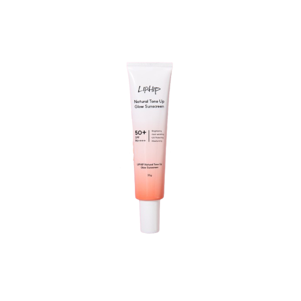 LipHip - Natural Tone Up Glow Sunscreen SPF50+ PA++++ - 35g