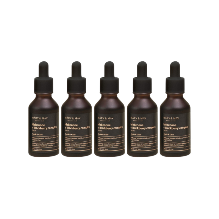 Mary & May Idebenone+Blackberry Complex Serum - 30ml (5ea) Set 53445