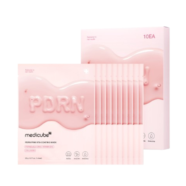 Shop medicube - PDRN Pink Vita Coating Mask - 22g*10ea | STYLEVANA