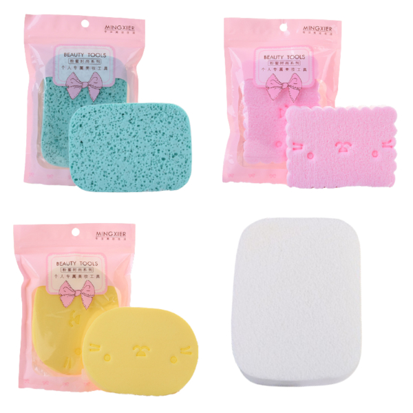 MINGXIER - Face Cleaning Sponge (Random Colour) - 1pc 3925