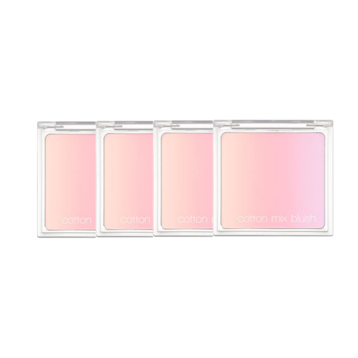 MISSHA - Cotton Mix Blush - 11g - 02 Melted Marshmallow (4ea) Set