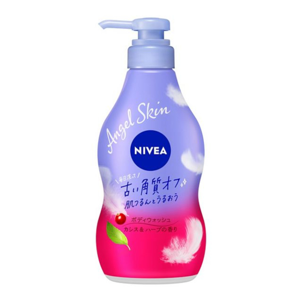 NIVEA Japan - Angel Skin Body Wash Blackcurrant & Herb Scent - 480ml 57898