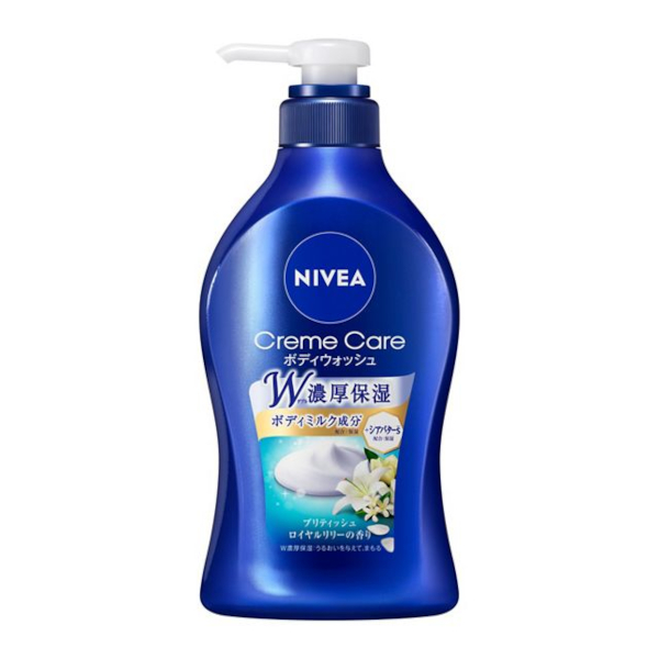 NIVEA Japan - Cream Care Body Wash British Royal Lily Scent - 480ml 57904