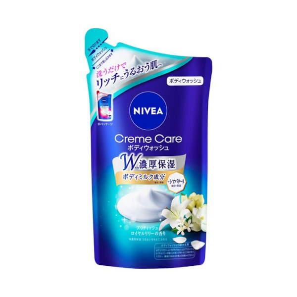 NIVEA Japan - Cream Care Body Wash British Royal Lily Scent Refill - 360ml 57903
