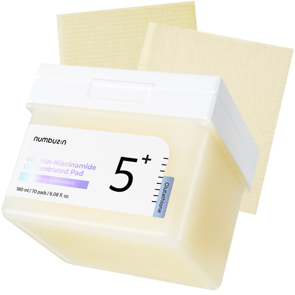 numbuzin no 5 glutathione vitamin concentrated pad 180ml 70pads Shop numbuzin - No.5+ Glutathione Vitamin Concentrated Toner Pad -  180ml/70pads