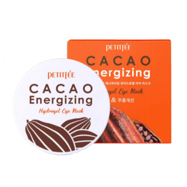 PETITFEE - CACAO Energizing Hydrogel Eye Mask - 84g (60pcs/30pairs) 11816