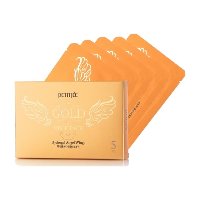 PETITFEE - Gold Neck Pack - 5pcs 58196
