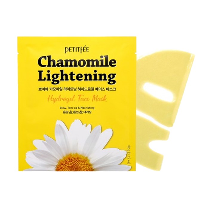 Shop PETITFEE - Hydrogel Mask Pack - 5pcs - #Chamomile Lightening | STYLEVANA
