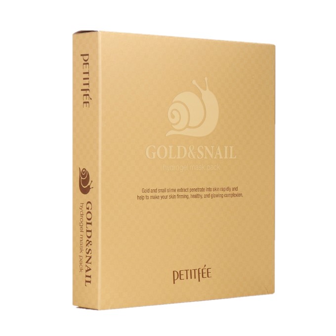 Shop PETITFEE - Hydrogel Mask Pack #Gold & Snail - 5pcs | STYLEVANA