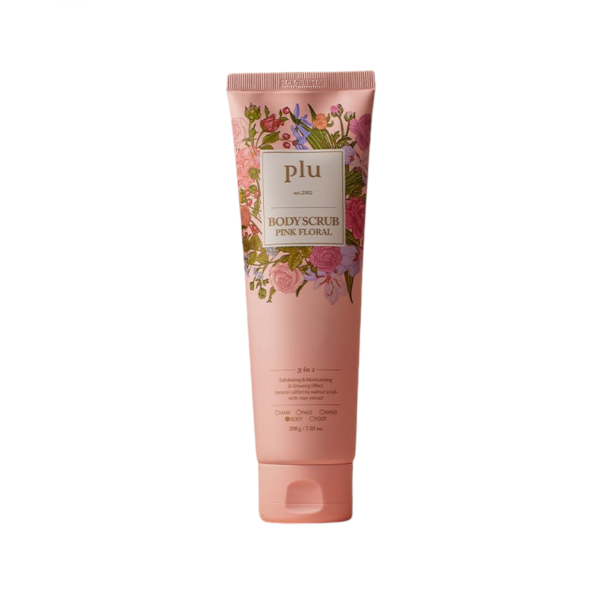plu - Body Scrub Pink Floral - 200g 58505