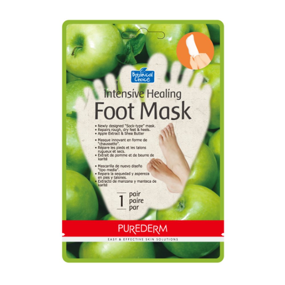 PUREDERM - Intensive Healing Foot Mask - Apple - 1pair 67795