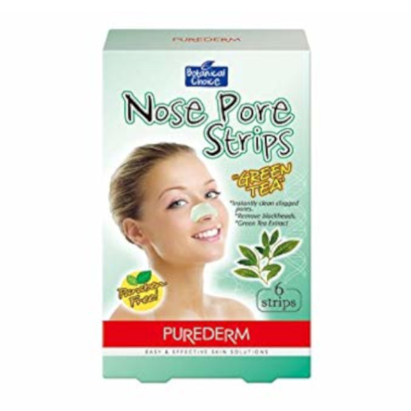 PUREDERM - Nose Pore Strips - Green Tea - 6 strips 22417