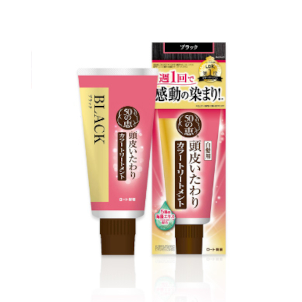 Rohto Mentholatum - 50 Megumi Scalp Care Color Treatment - 150g - Black 61082