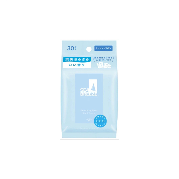 Shiseido - Sea Breeze Face & Body Ice Sheet - 30 sheets - Fresh Savon 58659