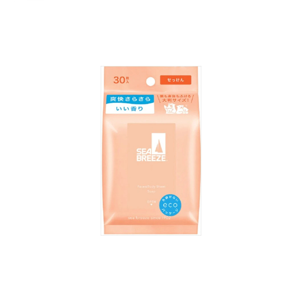 Shiseido - Sea Breeze Face & Body Ice Sheet - 30 sheets - Soap 58657