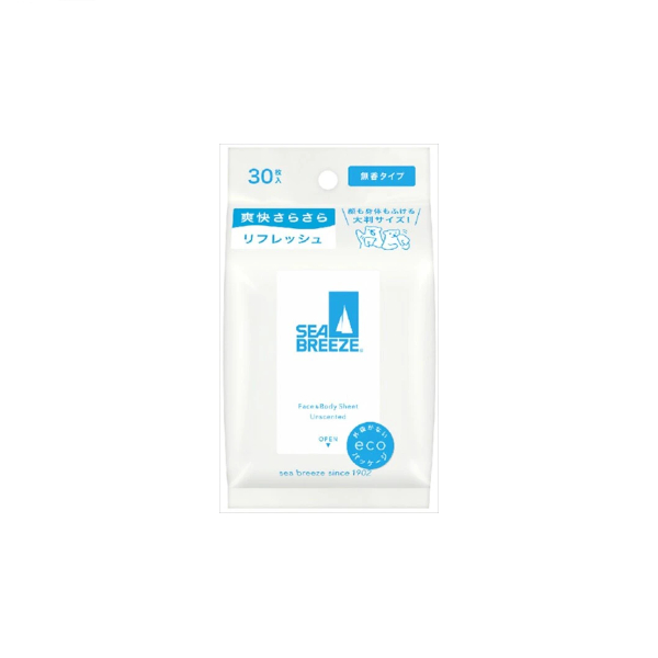Shiseido - Sea Breeze Face & Body Ice Sheet - 30 sheets - Unscented 58656