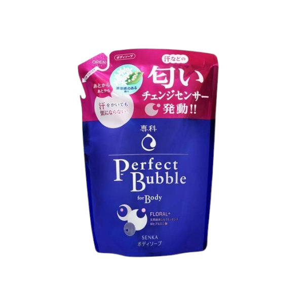 Shiseido - Senka Perfect Bubble For Body Floral Refill - 350ml 57981
